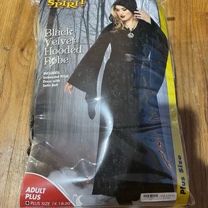 black velvet costume